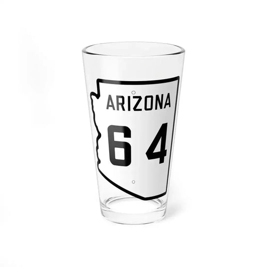 Arizona 64 1941 (Arizona) (Road Sign) Pint Glass 16oz 16oz - Go Mug Yourself