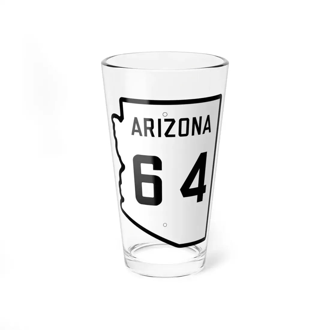 Arizona 64 1941 (Arizona) (Road Sign) Pint Glss 16oz 16oz - Go Mug Yourself
