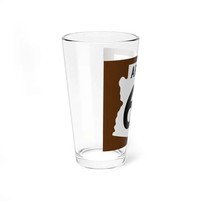 Arizona 64 1960 east (Arizona) (Road Sign) Pint Glass 16oz - Go Mug Yourself