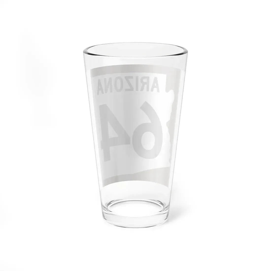 Arizona 64 1960 east (Arizona) (Road Sign) Pint Glass 16oz - Go Mug Yourself