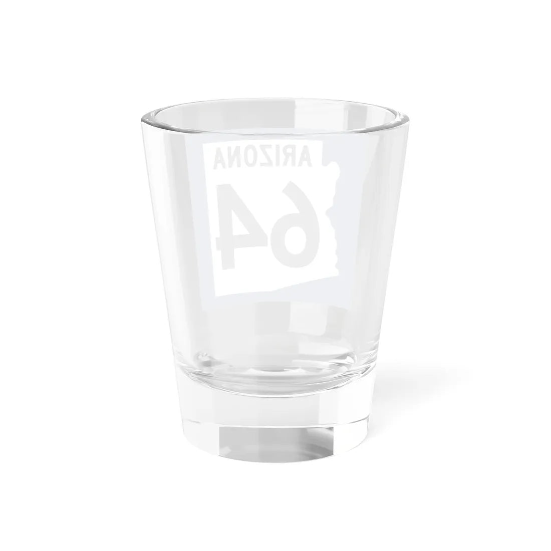 Arizona 64 1960 west (Arizona) (Road Sign) Shot Glass 1.5oz - Go Mug Yourself