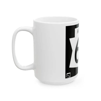 Arizona 64 1973 (Arizona) (Road Sign) White Coffee Mug - Go Mug Yourself