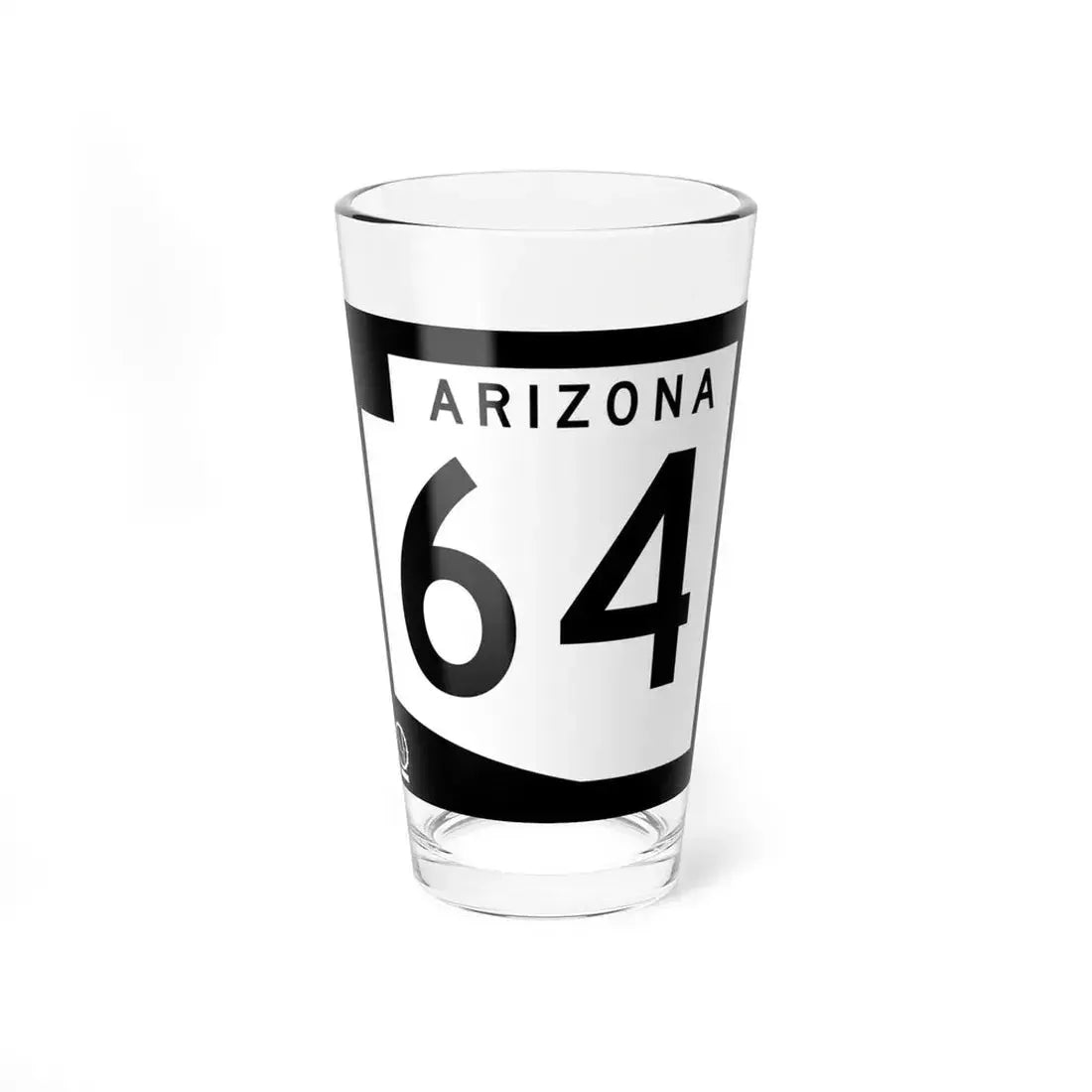 Arizona 64 1978 (Arizona) (Road Sign) Pint Glass 16oz 16oz - Go Mug Yourself