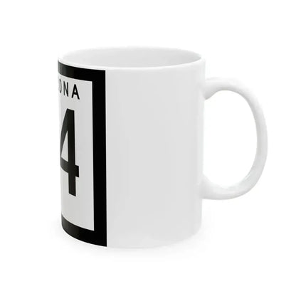 Arizona 64 1978 (Arizona) (Road Sign) White Coffee Mug - Go Mug Yourself