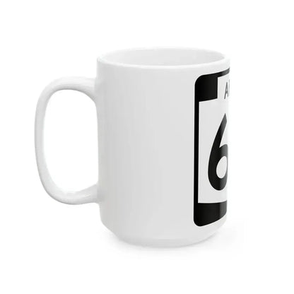 Arizona 64 (Arizona) (Road Sign) White Coffee Mug - Go Mug Yourself