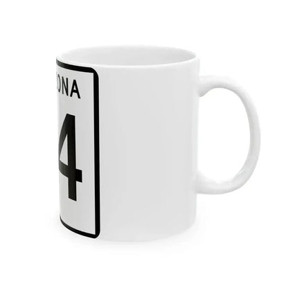 Arizona 64 (Arizona) (Road Sign) White Coffee Mug - Go Mug Yourself
