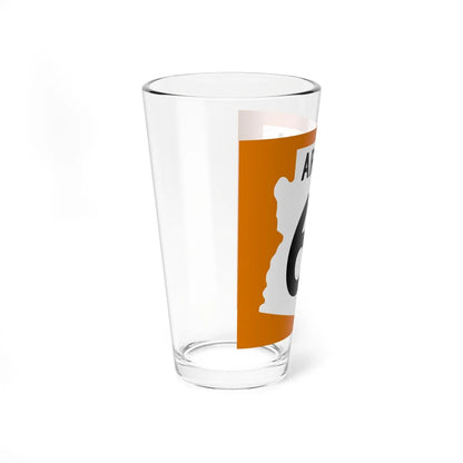 Arizona 65 1960 north (Arizona) (Road Sign) Pint Glss 16oz - Go Mug Yourself