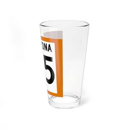 Arizona 65 1960 north (Arizona) (Road Sign) Pint Glss 16oz - Go Mug Yourself