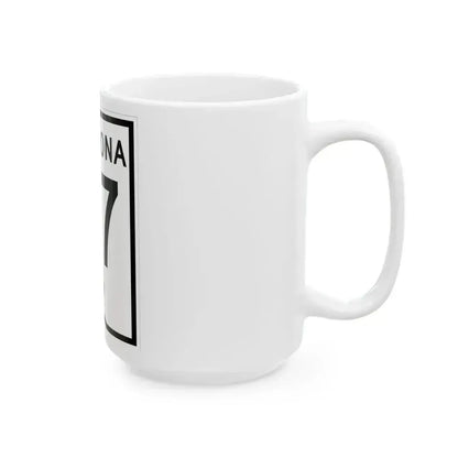 Arizona 67 1956 (Arizona) (Road Sign) White Coffee Mug - Go Mug Yourself