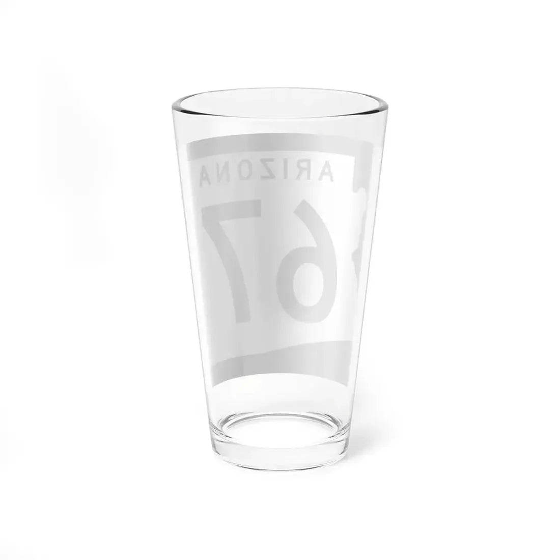 Arizona 67 1963 (Arizona) (Road Sign) Pint Glss 16oz - Go Mug Yourself