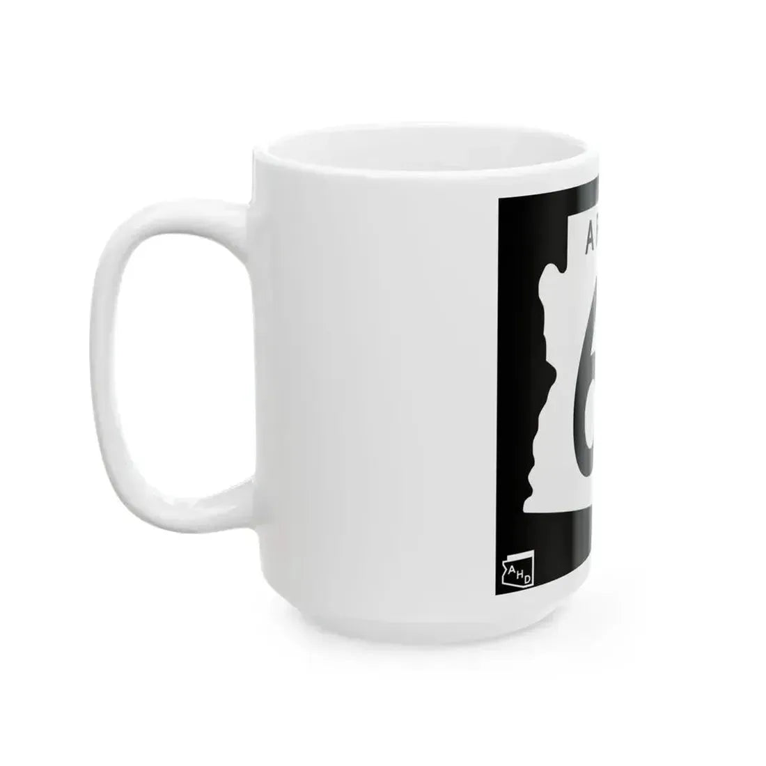 Arizona 67 1963 (Arizona) (Road Sign) White Coffee Mug - Go Mug Yourself