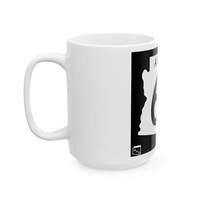Arizona 67 1963 (Arizona) (Road Sign) White Coffee Mug - Go Mug Yourself