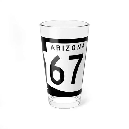 Arizona 67 1973 (Arizona) (Road Sign) Pint Glass 16oz 16oz - Go Mug Yourself