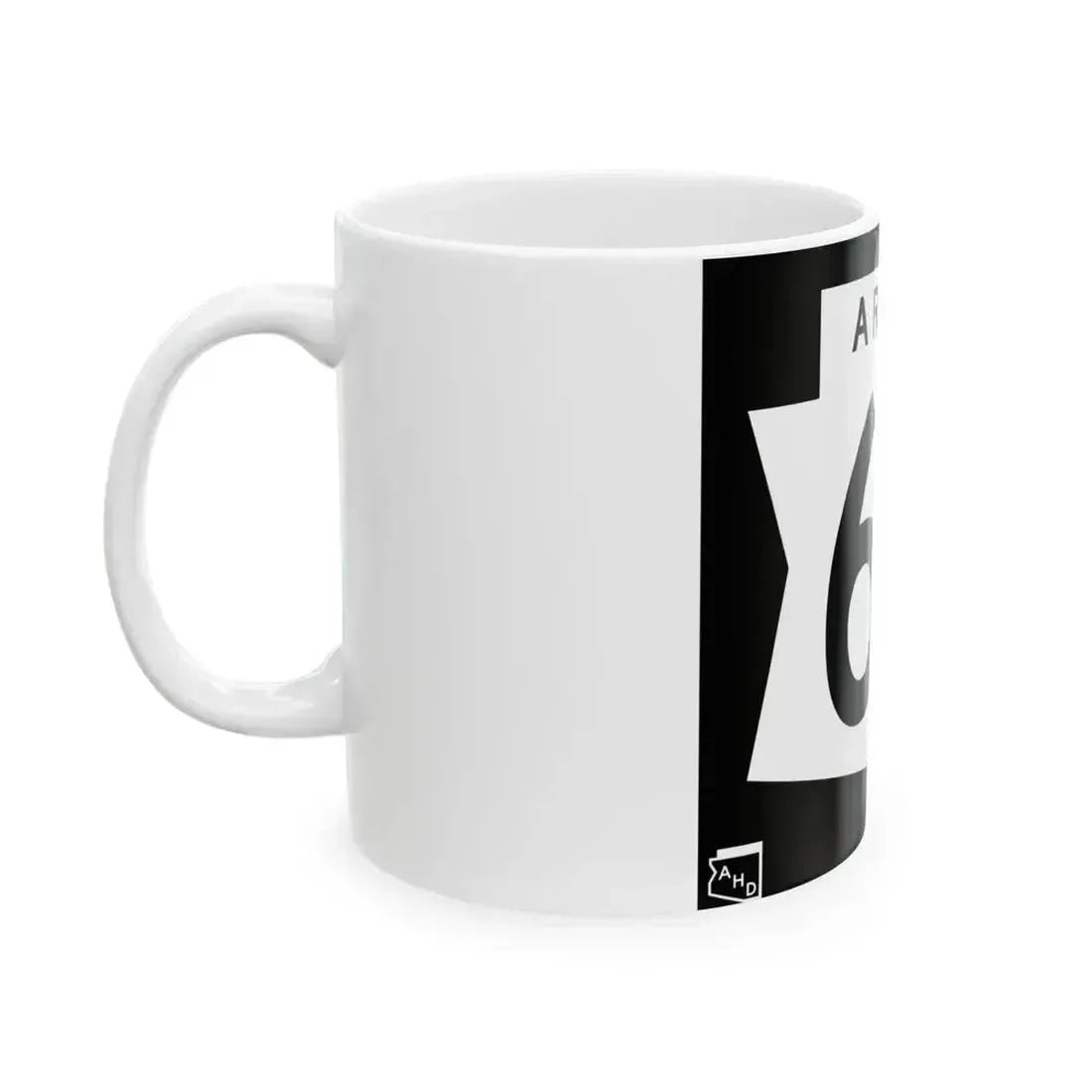 Arizona 67 1973 (Arizona) (Road Sign) White Coffee Mug - Go Mug Yourself