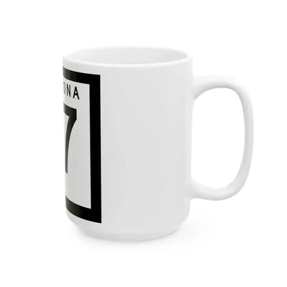 Arizona 67 1978 (Arizona) (Road Sign) White Coffee Mug - Go Mug Yourself
