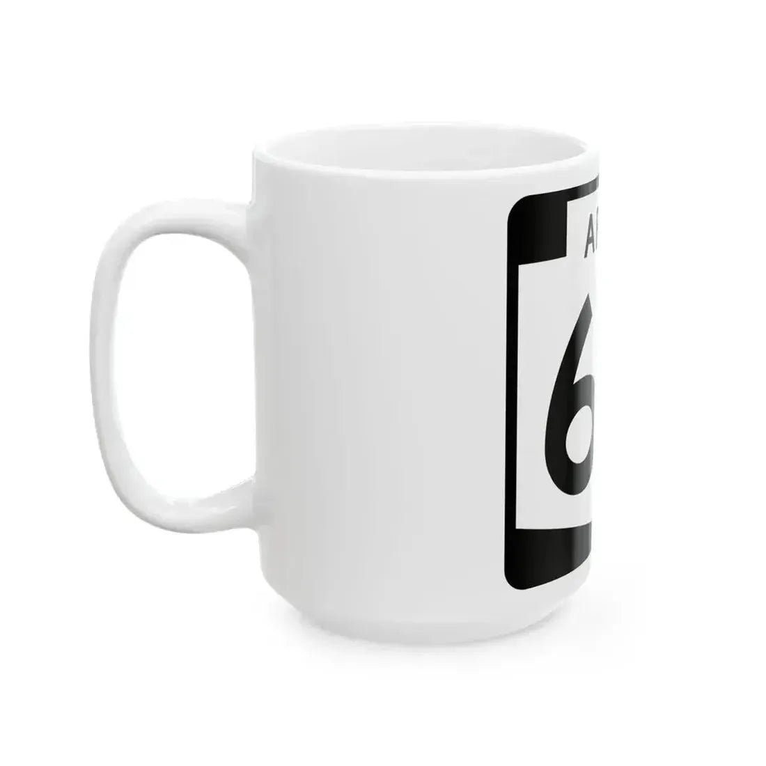 Arizona 67 (Arizona) (Road Sign) White Coffee Mug - Go Mug Yourself