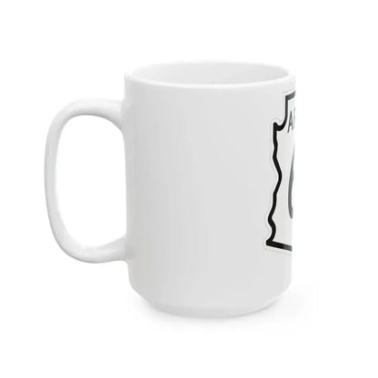 Arizona 68 1956 (Arizona) (Road Sign) White Coffee Mug - Go Mug Yourself