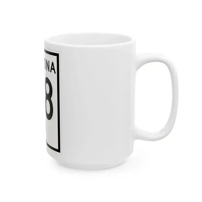 Arizona 68 1956 (Arizona) (Road Sign) White Coffee Mug - Go Mug Yourself