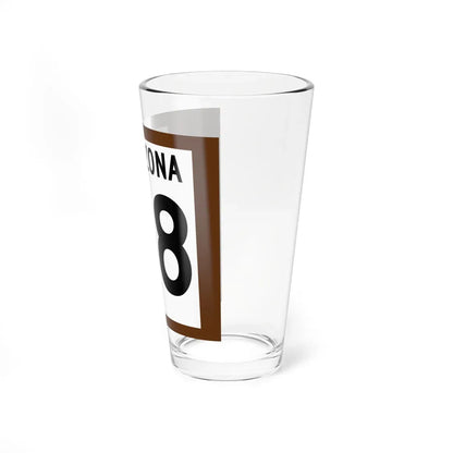 Arizona 68 1960 east (Arizona) (Road Sign) Pint Glass 16oz - Go Mug Yourself