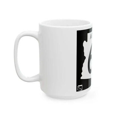 Arizona 68 1963 (Arizona) (Road Sign) White Coffee Mug - Go Mug Yourself