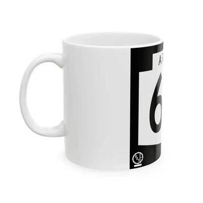 Arizona 68 1978 (Arizona) (Road Sign) White Coffee Mug - Go Mug Yourself