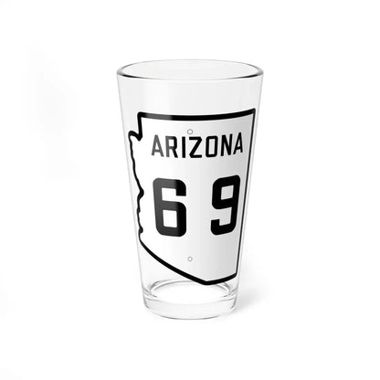 Arizona 69 1941 (Arizona) (Road Sign) Pint Glass 16oz 16oz - Go Mug Yourself