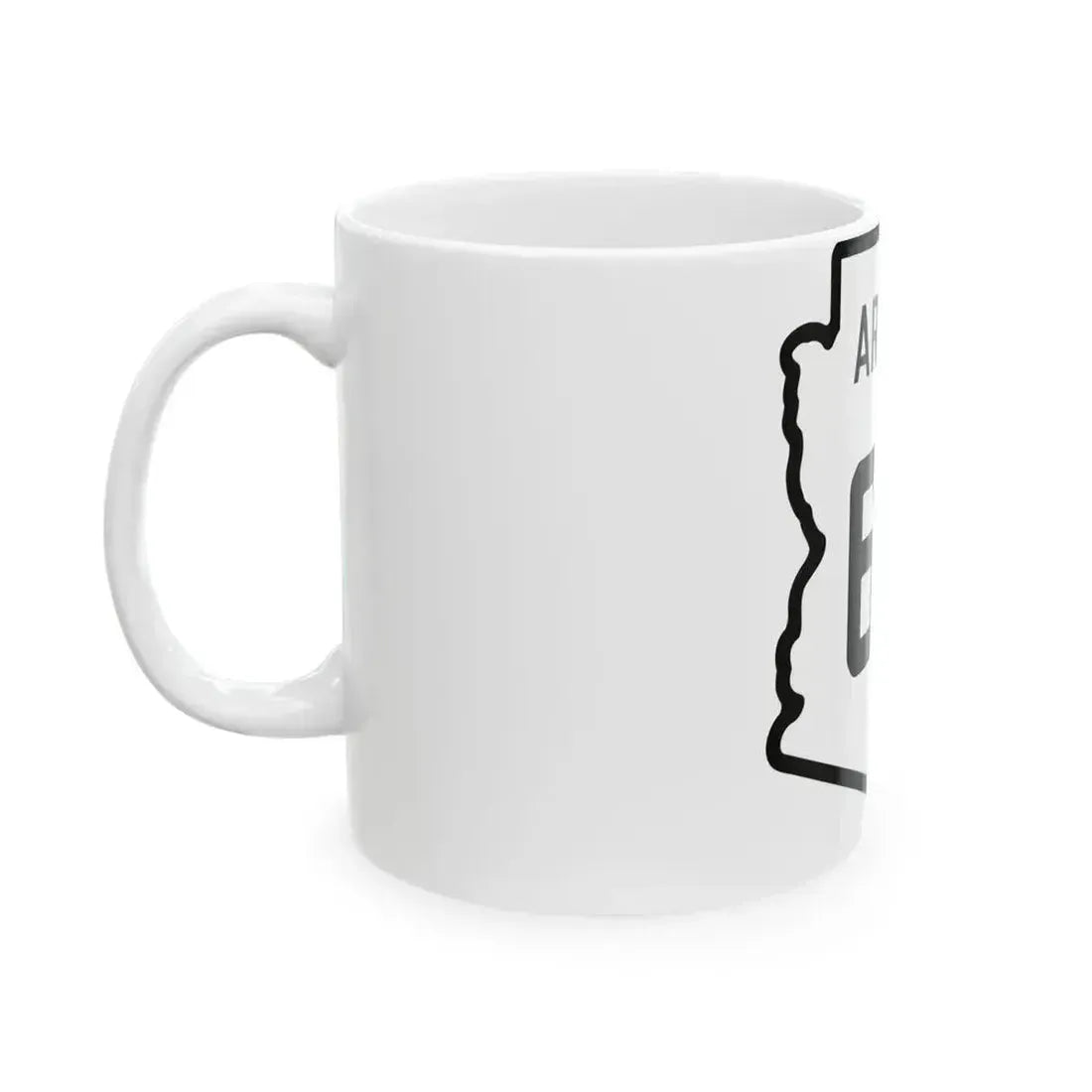 Arizona 69 1941 (Arizona) (Road Sign) White Coffee Mug - Go Mug Yourself