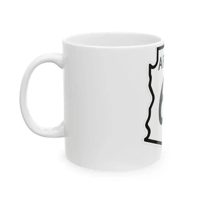 Arizona 69 1956 (Arizona) (Road Sign) White Coffee Mug - Go Mug Yourself