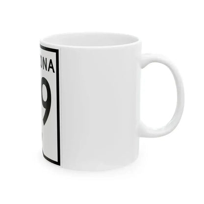 Arizona 69 1956 (Arizona) (Road Sign) White Coffee Mug - Go Mug Yourself