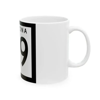 Arizona 69 1963 (Arizona) (Road Sign) White Coffee Mug - Go Mug Yourself