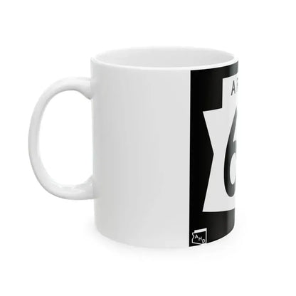 Arizona 69 1973 (Arizona) (Road Sign) White Coffee Mug - Go Mug Yourself