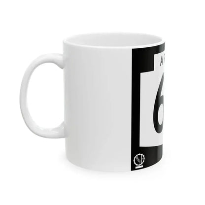 Arizona 69 1978 (Arizona) (Road Sign) White Coffee Mug - Go Mug Yourself