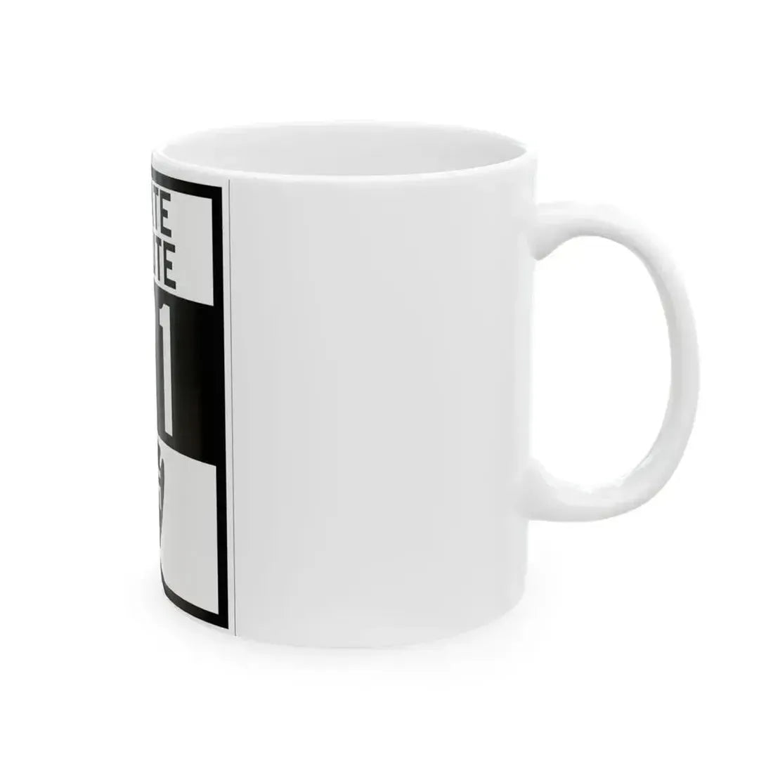 Arizona 71 1927 (Arizona) (Road Sign) White Coffee Mug - Go Mug Yourself