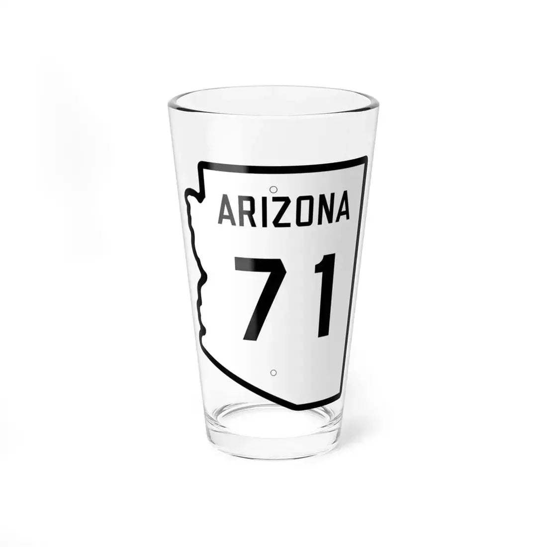 Arizona 71 1941 (Arizona) (Road Sign) Pint Glass 16oz 16oz - Go Mug Yourself