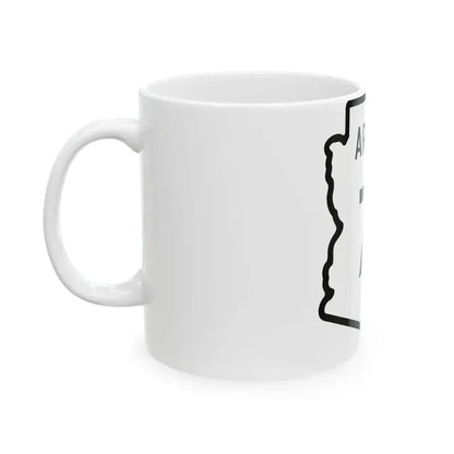 Arizona 71 1941 (Arizona) (Road Sign) White Coffee Mug - Go Mug Yourself