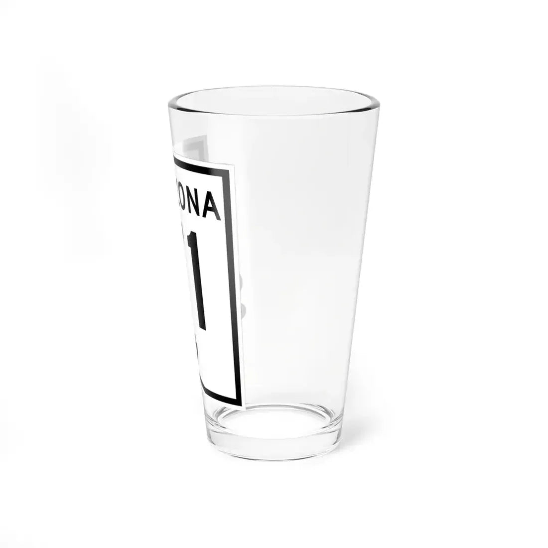 Arizona 71 1956 (Arizona) (Road Sign) Pint Glss 16oz - Go Mug Yourself