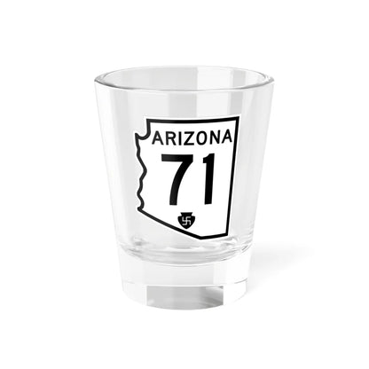 Arizona 71 1956 (Arizona) (Road Sign) Shot Glass 1.5oz 1.5oz - Go Mug Yourself