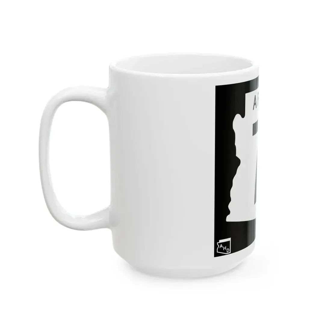 Arizona 71 1963 (Arizona) (Road Sign) White Coffee Mug - Go Mug Yourself