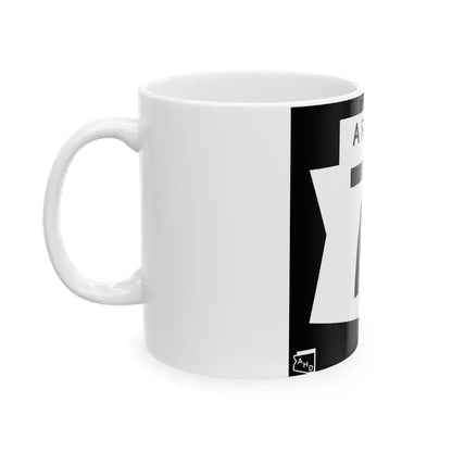 Arizona 71 1973 (Arizona) (Road Sign) White Coffee Mug - Go Mug Yourself