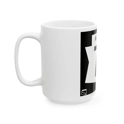 Arizona 71 1973 (Arizona) (Road Sign) White Coffee Mug - Go Mug Yourself