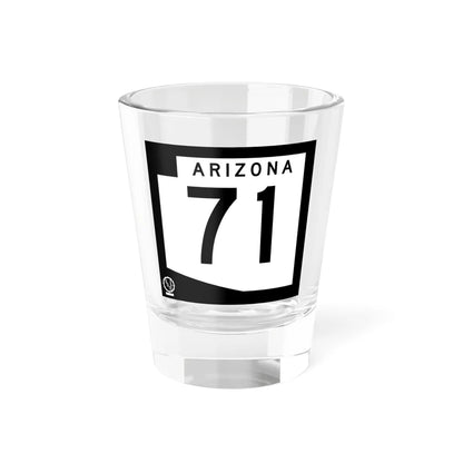 Arizona 71 1978 (Arizona) (Road Sign) Shot Glass 1.5oz 1.5oz - Go Mug Yourself