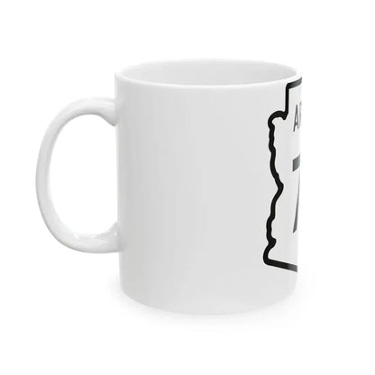 Arizona 72 1941 (Arizona) (Road Sign) White Coffee Mug - Go Mug Yourself
