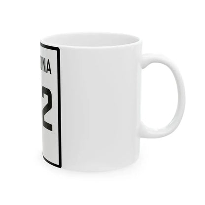 Arizona 72 1941 (Arizona) (Road Sign) White Coffee Mug - Go Mug Yourself