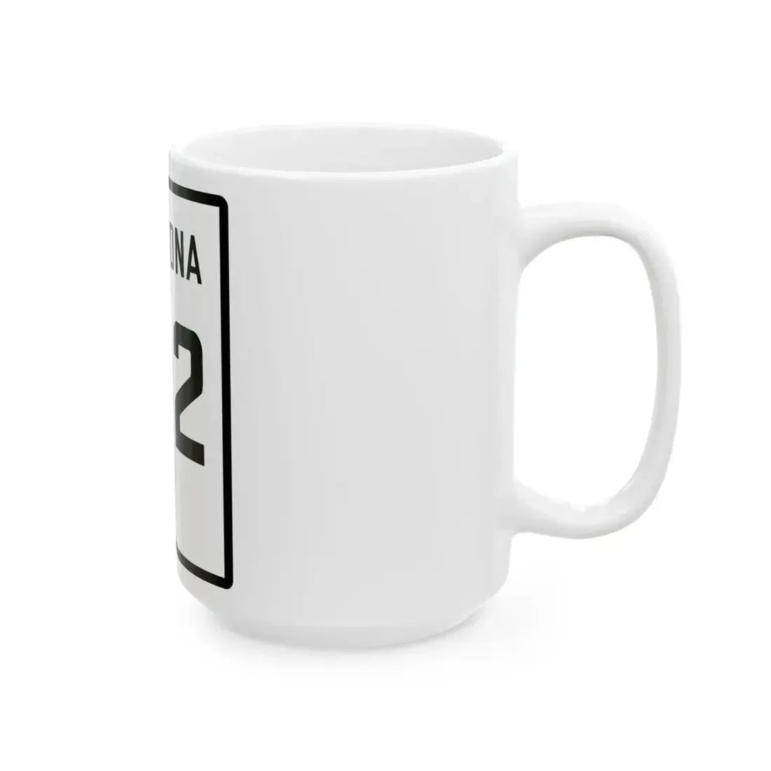Arizona 72 1941 (Arizona) (Road Sign) White Coffee Mug - Go Mug Yourself