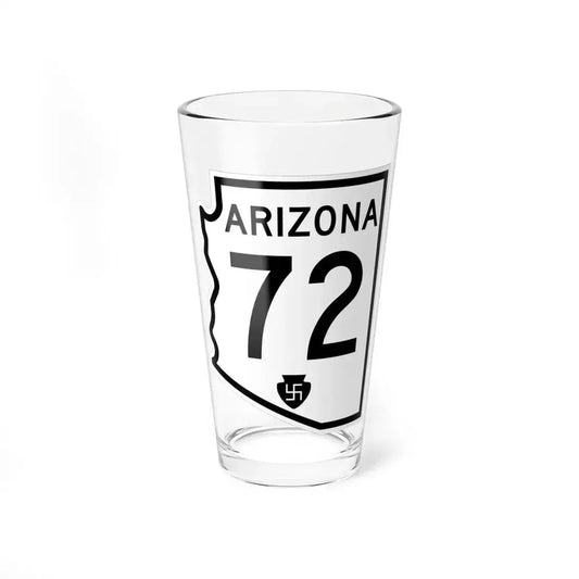 Arizona 72 1956 (Arizona) (Road Sign) Pint Glass 16oz 16oz - Go Mug Yourself