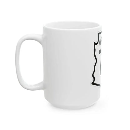 Arizona 72 1956 (Arizona) (Road Sign) White Coffee Mug - Go Mug Yourself