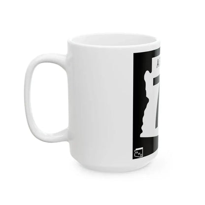 Arizona 72 1963 (Arizona) (Road Sign) White Coffee Mug - Go Mug Yourself