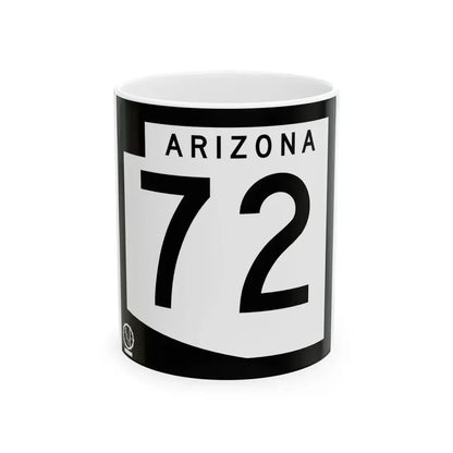 Arizona 72 1978 (Arizona) (Road Sign) White Coffee Mug 11oz - Go Mug Yourself