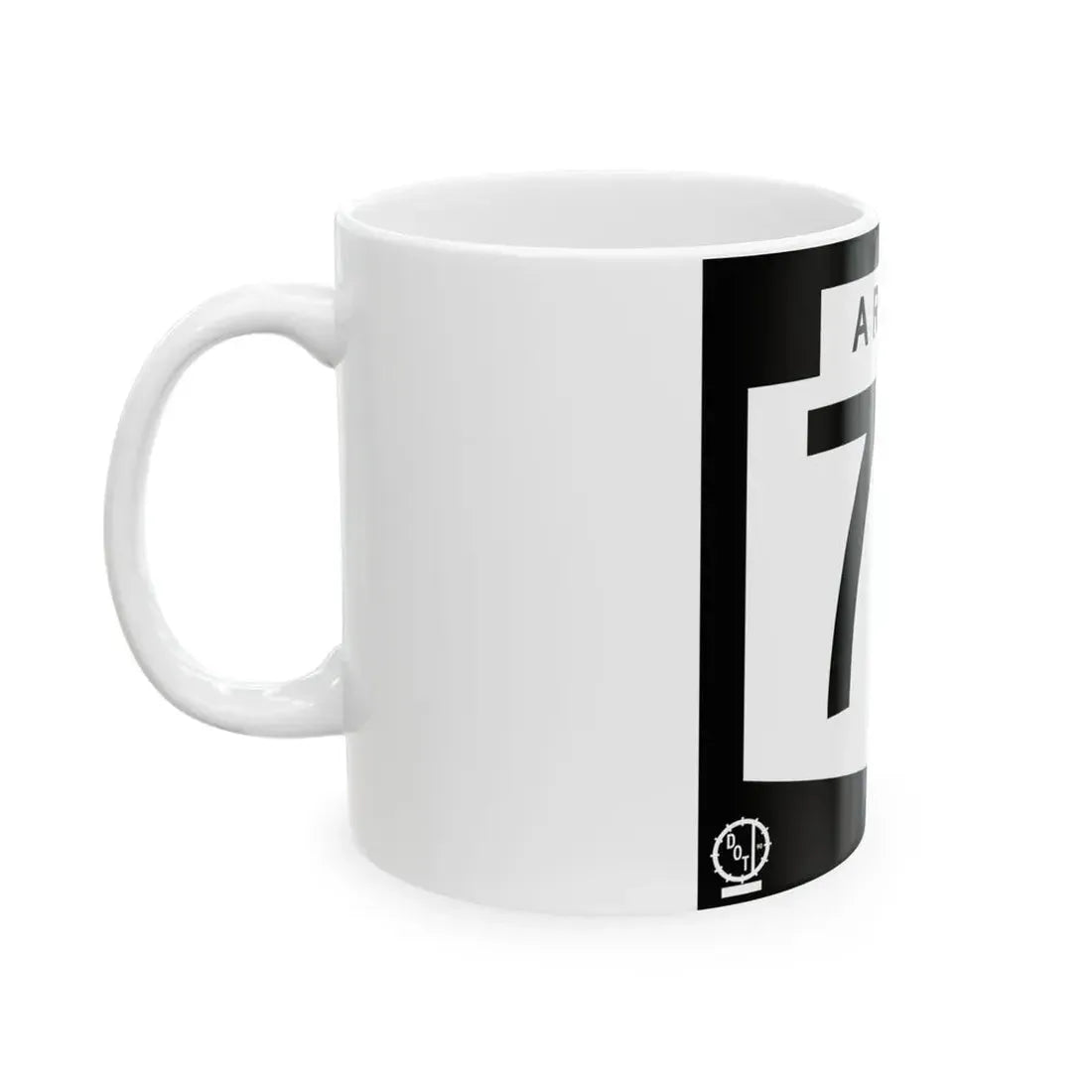 Arizona 72 1978 (Arizona) (Road Sign) White Coffee Mug - Go Mug Yourself