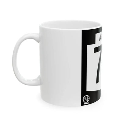 Arizona 72 1978 (Arizona) (Road Sign) White Coffee Mug - Go Mug Yourself